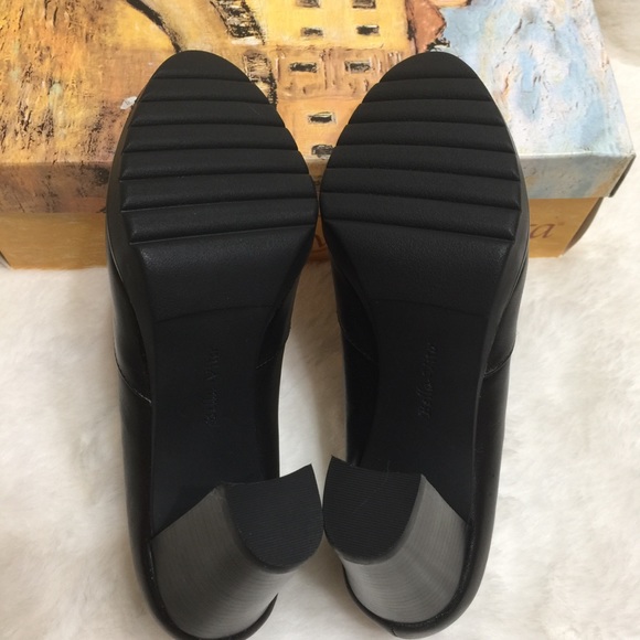 NIB Bella Vita Women's Zari Leather Platform Pump - Picture 5 of 7